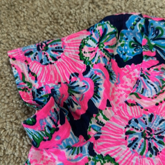 Lilly Pulitzer Etta scoop neck tee XXS - Picture 3 of 5